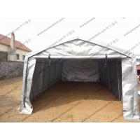 China Silvery Gray Waterproof PVC Canvas Tent Single Tubular For Outdoor Exhibition on sale