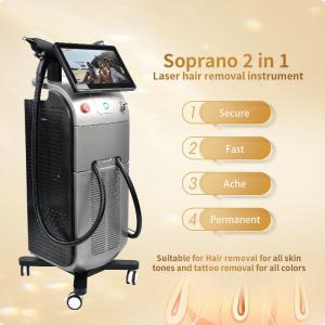13*40mm Spot Size Diode Laser Hair Removal Machine 2 Handles For Beauty Equipment