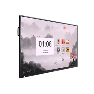 China 50 Point 450cd/M2 15w Interactive Flat Panel Display Built In Speakers supplier