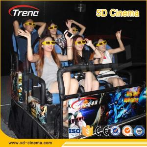 6 DOF Gun Shooting Stereo 7D Cinema Simulator With 3D VR Hanger Several Dozens