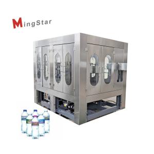 China Rotary Type Mineral Water Production Plant , Plastic Bottle Filling Machine wholesale