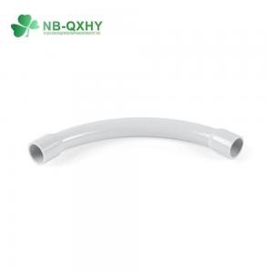 High Thickness PVC UPVC Electrical Conduit 90 Degree Elbow for Electrical Connections