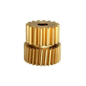 China Engrenagem helicoidal 28T M1.0 16T M1.5 do dobro helicoidal de bronze do conjunto da engrenagem da movimentação supplier