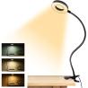 China 48 LEDs 6500K Dormitory USB Desk Lamp Clip On Light With 3 Color Modes wholesale