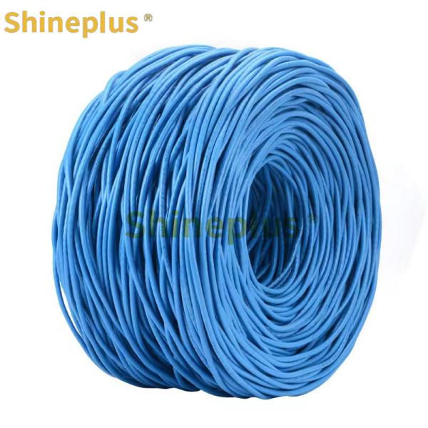 CAT6 UTP Single Strand Copper 0.56mm Monitoring Wire For Computer Broadband Network Wiring