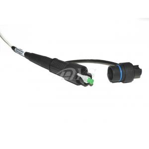 China Waterproof Fiber Optic Patch Cord Black Color For Mini SC Optic Connector supplier