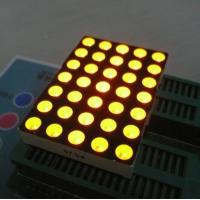 China 5mm 5x7 Dot Matrix Led Display Ultra Bright Yellow Widely for Moving Signs on sale