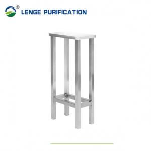 Pharmaceutical Stainless Steel Furnishing 500mm X 400mm X 800mm 304 Stainless Steel High Stool