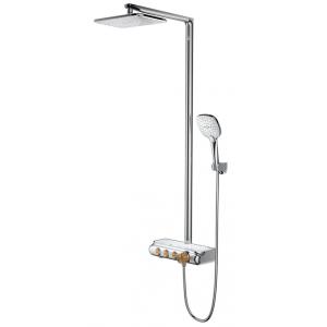 China Ating AT-H005A Contemporary thermostatic shower mixer sets for wholesalesaluminum alloy body 304 SS tubes healthy supplier