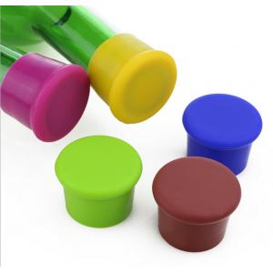China Cute Promotional Gift Cap Shaped Silicone Red Wine Bottle Stopper/Silicone Cap Lid supplier