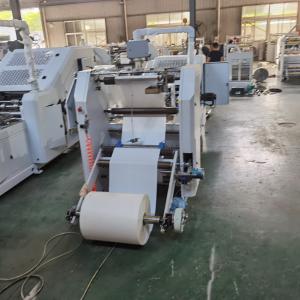 China HJ-200 Roll Feed Paper Bag Machine with Air Defense Coating Control#Square Bottom Paper Carry Bag Making Machine 80-200m supplier