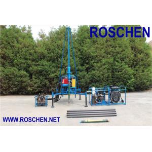 Mountain Regions Borehole Drilling Machine , Hydraulic Drilling Rig Easy To Assembling