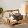 China MOWE LOVE Factory Direct Durable Odor-Free High Density Easy to Clean Corrugated C-Type Chair Cat Scratch Board wholesale