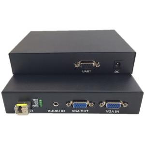 Professional 1080P VGA Fiber Extender With Keyboard / Mouse USB Port