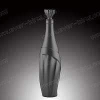 Fast Delivery Vodka Black Liquor Glass Bottle Empty Clear 700ml