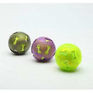 Cute Bone Hollow Plastic Balls With Toys Inside 53g BSCI Certification