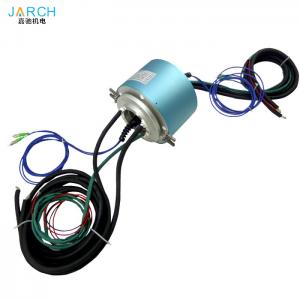 China 2 Channels Rotary Slip Ring Fiber Optical Joint For Encoder Servo Motor Signal Line supplier