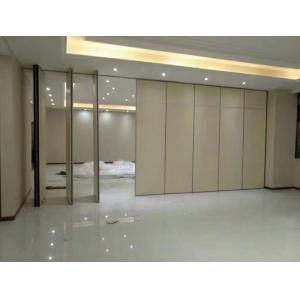 China Decorative Folding Wooden Soundproof Partition Wall Opening Style supplier