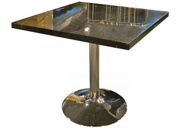 Marble Top Commercial Restaurant Tables , Modern Restaurant Tables