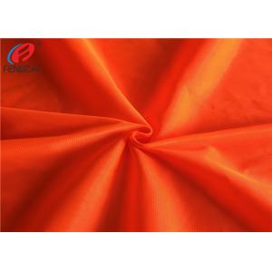 China Safety Vest Orange Reflective Fabric Fluorescent Material Fabric For Garment supplier