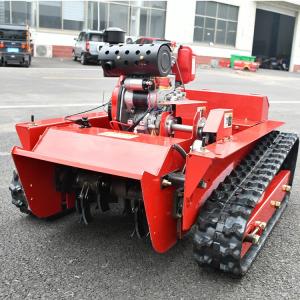 China Mini Lawn Mower Tractor Remote Control Grass Blade Robot Lawn Mower supplier