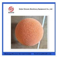 China Soft Medium Hard Concrete Pump Cleaning Ball Rubber Sponge Ball on sale