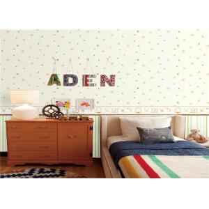 Butterfly Design Waterproof Vinyl Wall Covering / Wallpapers For Kids Bedrooms