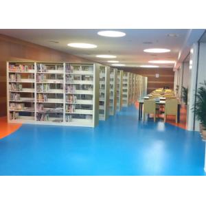 Anti - Scratch Indoor Rubber Flooring For Educational Field / Library / Exhibition Hall