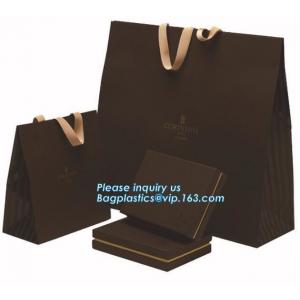 China fashion design boutique shopping bagshihg quality luxury carrier bag/pp non woven lamination bag,Printed Packaging Paper wholesale