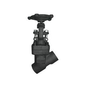 Full Bore Y Pattern Globe Valve , Stainless Steel Globe Valve Metallic Seating Surfaces