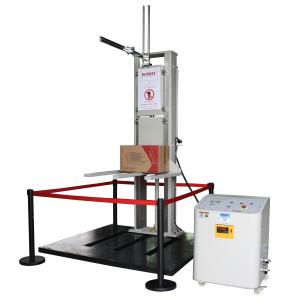 China High Precise Packaging Drop Test Machine For Impact Resistance Test Double Track 1400mm supplier