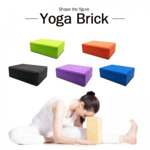 EVA Yoga Exercise Blocks Brick Sports Exercise Gym Foam Workout Stretching Aid Body Shaping
