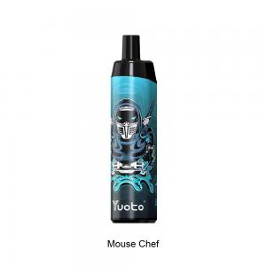 5000 Puff Disposable Vape Shisha 14ml Ejuice 650mAh Battery Rechargeable Mouse Chef for Middle East Market