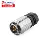 110V electrical Plug Socket Waterproof Connector Power Cord 3 Pin Metal Screw Connector