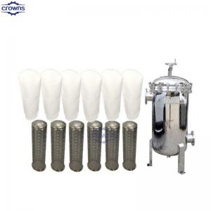 China Stainless steel filter housing Bacteria Removed Water Purifier Filter equipped with 10 micron filter cartridge/bag supplier