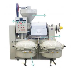 China 95% Oil Yield Soybean Peanut  Sunflower Seeds Cold Press Oil Filter Machine 150-900kg/H supplier