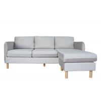 China Timber Legs Modular Fabric Sofa Reversible Ottoman Modular Fabric Couch on sale