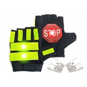 Driving Mitts Reflective Traffic Control Gloves , Traffic Police Gloves