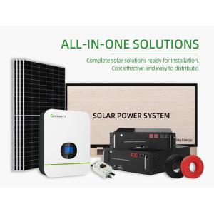 China Monocrystalline Silicon 5KW 8KW 10KW Solar Power System Kit Hybrid Complete for Home wholesale