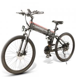 Portable Samebike Lo26 Moped Electric Bike With 30-50Nm Torque