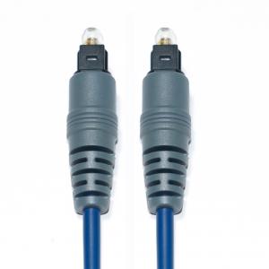 China Toslink Audio Optical Fiber Cable Blue Spdif Plastic Square Soket 1.0mm PMMA 1M 2M For TV cD Player supplier