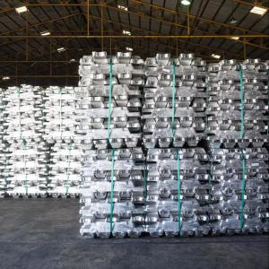 China Customized Aluminum Alloy Ingot Al99.70 Al99.50 Al99.90 Silvery For Building supplier