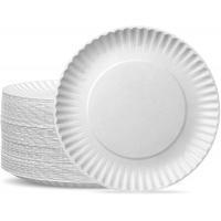 China Microwave Safe Biodegradable Plastic Plate , Sustainable Cornstarch Disposable Plates on sale