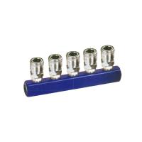 China Quick Coupling Pneumatic Tube Fittings Self - Locking Straight Type Metal Coupler on sale