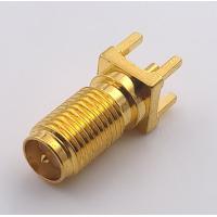 China RP - SMA Male Connector Straight For PCB Mounting Wifi Connectors on sale