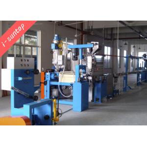 China Chemical Foaming 15HP Coaxial Wire Extruder Machine Cable Production Line supplier