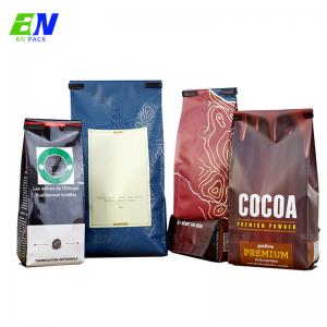 China 250g 500g Hot Sell Custom Printing Side Gusset Coffee Bag With Tin Tie And Valve supplier