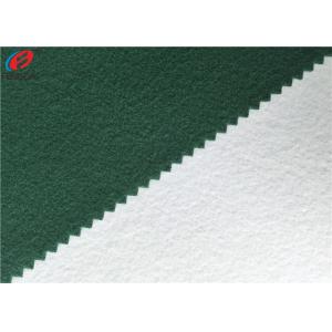 Polyester Tricot Fleece Fabric Warp Knitting Brushed School Uniform Material