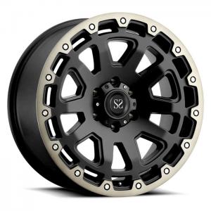 20 22 24 Inch Forged Off Road Wheels PCD 5 X 127 6 X 139.7 5 X 150 6 X135 Black Machined