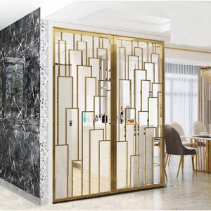 China Color Finish 304L Stainless Steel Decorative Screen Metal Wall Divider 0.3-3mm Thick supplier